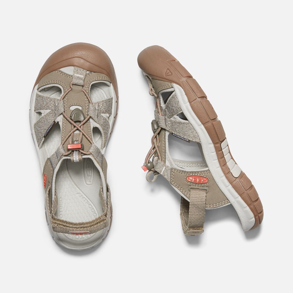 Sandalias Keen Mexico Beige/Coral - Mujer Ravine H2 - PI7492180